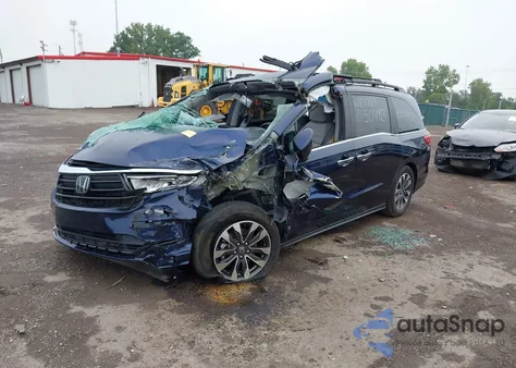 2024 Honda Odyssey Exl из США, поврежденный, VIN 5FNRL6H67RB050483